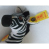 Steiff - Stofftier - Zebra Ossi - schwarz, weiß - ca. 16 cm hoch und ca. 14 cm lang - stehend