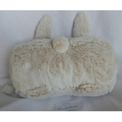 H&M Home - Plüschtier Kissen - Kaninchen weiß-braun meliert - ca.  15 cm x 30 cm lang