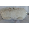 H&M Home - Plüschtier Kissen - Kaninchen weiß-braun meliert - ca.  15 cm x 30 cm lang