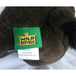 Wild Republic - Plüschtier - Mammut - braun, weiß - ca. 30 cm hoch und ca. 25 cm lang