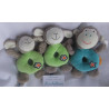 Babydream - drei Rasselgreiflinge - zwei kleine Äffchen und ein kleines Äffchen - ca. 15 cm groß