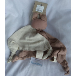 Nuuroo - Schmusetuchset - Organic Cotton Ado Hugging Cloth 2 - Hase - creme, rose