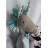 Zwei Kuscheltiere - Depot Stofftier Einhorn und Panda gestrickt mit Tüllrock