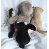 Nici -  vier Plüschtiere - Erdmännchen, Hase, Nilpferd (ohne Herz), Flughörnchen