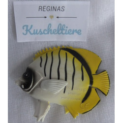 Schleich - Fisch Korallenfische - Gestreifter Falterfisch - ca. 8 cm lang und ca. 6,5 cm hoch