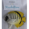 Schleich - Fisch Korallenfische - Gestreifter Falterfisch - ca. 8 cm lang und ca. 6,5 cm hoch
