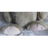 Ernstings Family - Plüschtier - Hase grau, rosa - ca. 50 cm groß - Schlenker