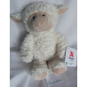 Nicotoy - Plüschtier - Schaf - beige, weiß - ca. 33 cm groß - Schlenker