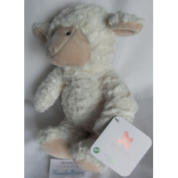 Nicotoy - Plüschtier - Schaf - beige, weiß - ca. 33 cm groß - Schlenker