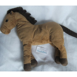 Ikea - Plüschtier - Ökenlöpare - Pferd - Brauntöne, weiß - ca. 35 cm lang und ca. 35 cm hoch