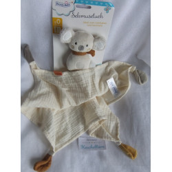 Beauty Baby - Schmusetuch - Koala - Plüsch, Musselin - ca. 32 cm x 32 cm groß