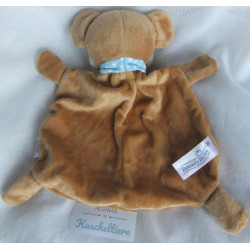 Beauty Baby - Schmusetuch - Affe - braun, beige mit Sternchen - mit Rasselgeräusch - ca. 27 cm lang