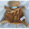 Beauty Baby - Schmusetuch - Affe - braun, beige mit Sternchen - mit Rasselgeräusch - ca. 27 cm lang