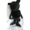 H&M - Plüschtier - Dachs mit Schlittschuh - schwarz, weiß, silber - ca. 35 cm groß - Schlenker