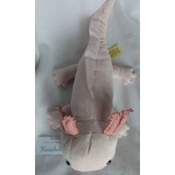 Animigos - Plüschtier - Axolotl - rosa - ca. 33 cm lang - liegend