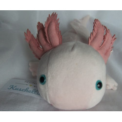 Animigos - Plüschtier - Axolotl - rosa - ca. 33 cm lang - liegend