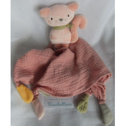 Beauty Baby - Schmusetuch - Katze - Plüsch, Musselin - ca. 32 cm x 32 cm groß