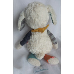 Sigikid - Kuscheltier Spielfigur - Patchwork Sweety Schaf mit Halstuch - ca. 35 cm groß - Schlenker