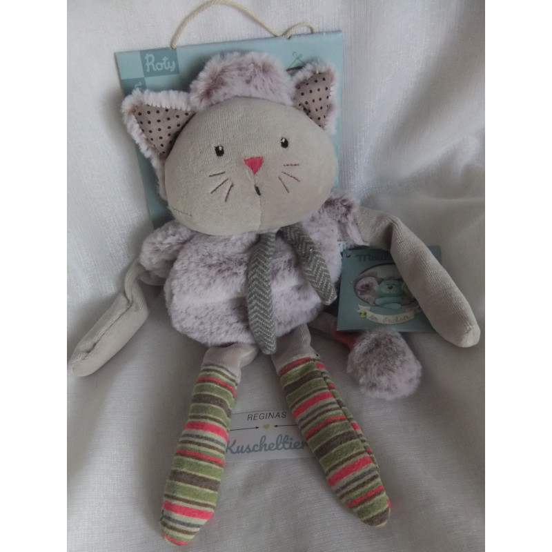 Moulin Roty - Schmusetuch - Les Pachats Katze  - ca. 36 cm  groß -