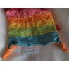 Sigikid - Schmusetuch - Hase Rainbow Rabbit - bunt, braun, orange - ca. 27 cm lang