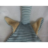 Sigikid - Schmusetuch - Green - Gans - blau-weiß gestreift, gelb - ca. 44 cm lang