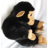 Nature Planet - Plüschtier - Affe Schimpanse - schwarz, braun - ca. 40 cm groß - sitzend
