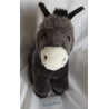 Teddy Hermann - Plüschtier -Esel - grau, weiß - ca. 25 cm hoch und ca. 28 cm lang - stehend