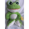 Volksbank Sunkid - Plüschtier Frosch mit großen Glitzeraugen - grün, weiß - ca. 30 cm groß - Schlenker