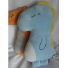 ZDTrading Niederlande - Action - zwei Dinos - Dino orange, grau und Dino hellblau, gelb - ca. 45 cm lang
