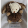 Bukowski Design - Plüschtier - Bär Ziggy Winterhase - braun, weiß - ca. 15 cm groß - sitzend
