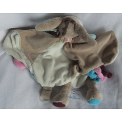 Baby Fehn - Schmusetuch - Esel Deluxe mit Schnullerhalter - ca. 33 cm lang - Schlenker