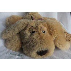 Åhléns AB Teddy Club - Plüschtier - Hund - braun - ca. 33 cm lang und ca. 35 cm breit