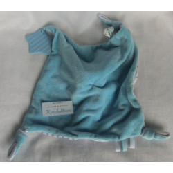 Clementoni S.p.A - Disney Baby - Schmusetuch - Mickey Mouse mit Beißecke - hellblau, weiß - ca. 25 cm lang