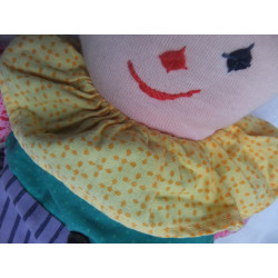 Sigikid - Stoffpuppe - Clown - bunt - ca. 35 cm groß