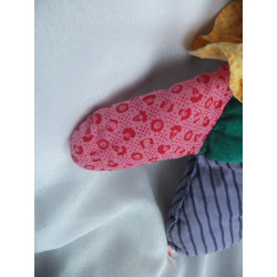 Sigikid - Stoffpuppe - Clown - bunt - ca. 35 cm groß