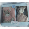 Sterntaler -  Geschenkset - Schmusetuch klein und Kinderhandtuch Esel Emmi rosa