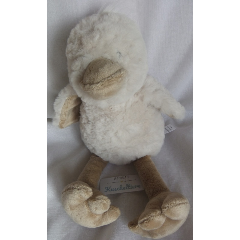 Little Rommies - Plüschtier Ente - braun, beige - ca. 35 cm groß - Schlenker