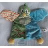 Nici - My first Nici - Schmusetuch - Spatz Fritz - mit Schriftzug - bunt - ca. 25 cm lang