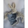 Bukowski - Schmusetuch - Hase - creme und hellblau - ca. 29 cm x 29 cm groß