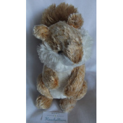 Bob der Bär - Spieltier - Plüschtier - Eichhörnchen - Braun, rotbraun-weiß meliert, weiß - ca. 20 cm hoch und 10 cm lang