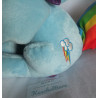 Nici - Plüschtier - My little Pony - Rainbow Dash - hellblau, bunt - ca. 30 cm groß - sitzend