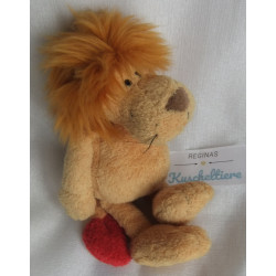 Nici - Plüschtier - Löwe Lion Heart - braun, rot - ca. 20 cm groß - Schlenker