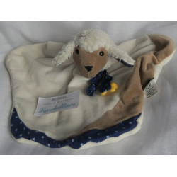 Sterntaler - Schmusetuch - Schaf Stanley creme/braun/Sternchenmotive - ca. 22 cm lang