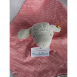 Steiff - Schmusetuch - Schaf, Lamm Liena - rosa, weiß - ca. 29 cm lang