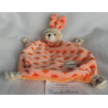 Kik - Ergee - Schmusetuch Hase - apricot, orange, braun - ca. 23 cm lang