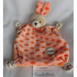 Kik - Ergee - Schmusetuch Hase - apricot, orange, braun - ca. 23 cm lang