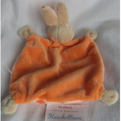 Kik - Ergee - Schmusetuch Hase - apricot, orange, braun - ca. 23 cm lang