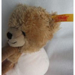 Steiff - Schmusetuch - Schlaf gut Bär - 3 in1 - mit Rasselgeräusch - rosa