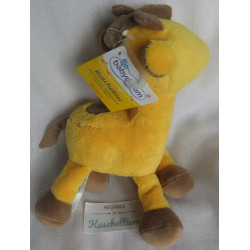 Babydream - Spieltier - Kuscheltier - Giraffe - gelb, braun - ca. 25 cm hoch und ca. 12 cm lang
