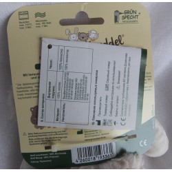 Grünspecht - Wärme-Knuddel - Schaf Baby mit Halstuch - Rapssamenfüllung - ca. 23 cm groß - Schlenker